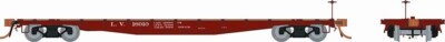 Rapido HO F30A 50' Flat Car: Lehigh Valley - 6-Pack