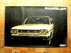 Old Renault Rambler car poster old car poster