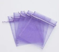 50/100/200/500 Organza Wedding Party Favor Gift Candy Sheer Bags Jewelry Pouch