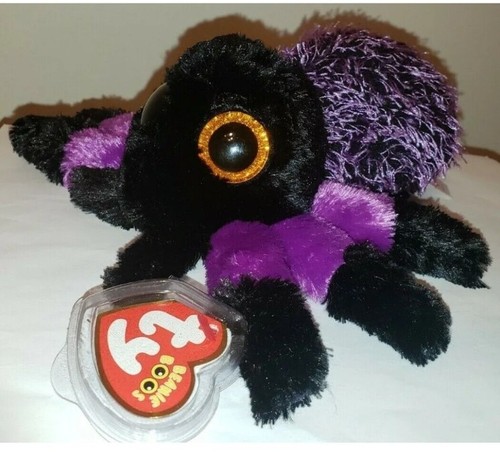 Ty Beanie Boos - CREEPER the Spider / Halloween Tarantula (6 Inch) NEW MWMTs - Picture 3 of 13