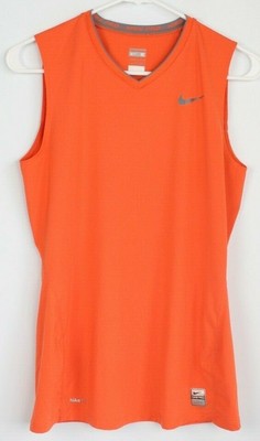 orange nike tank top