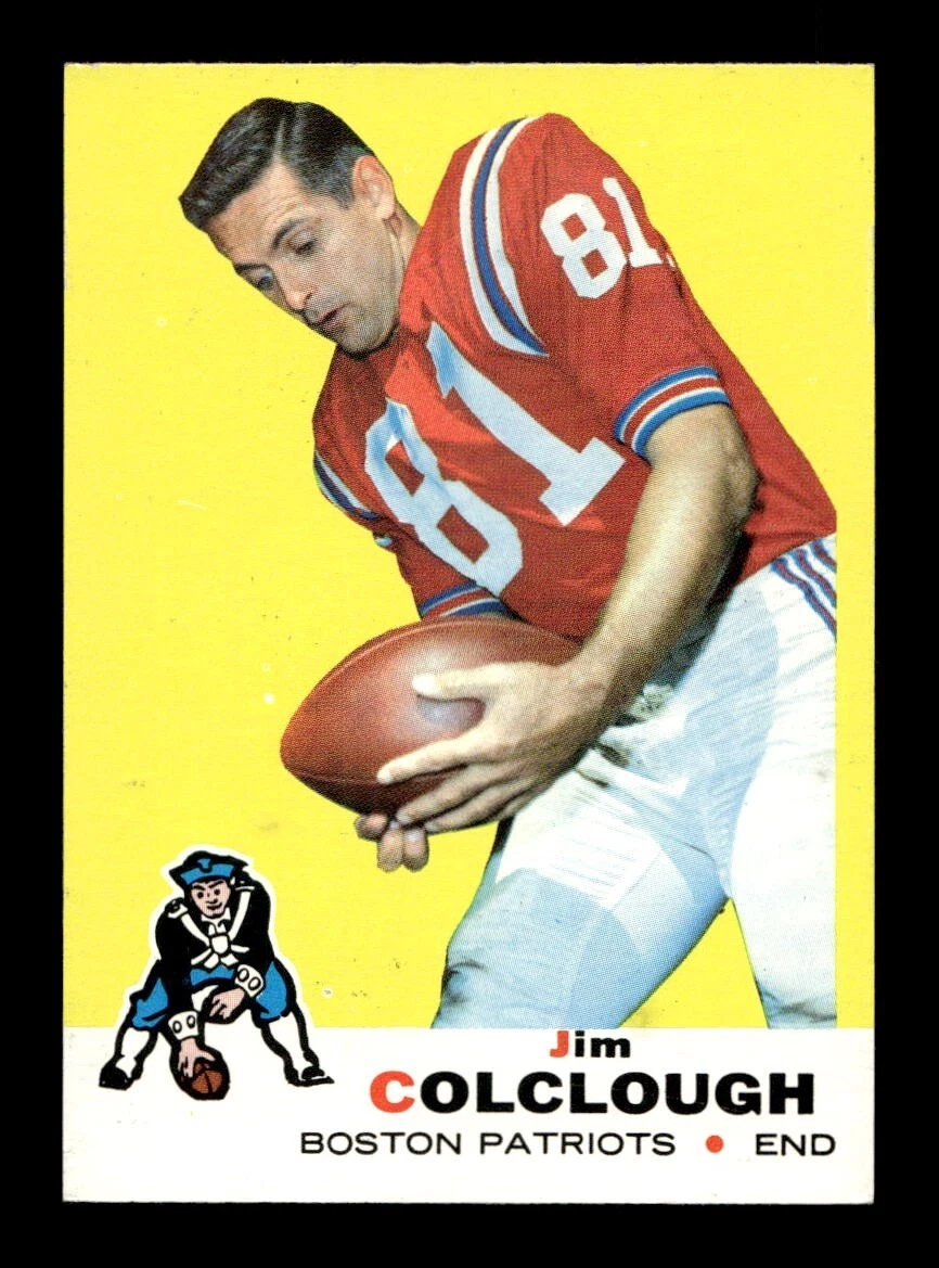 1969 Topps #8 Jim Colclough Patriots EX-MT *5q