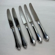 Oneida 18/8 KENWOOD Community Stainless  Lot Of (5) Dinner Table Knives Knife