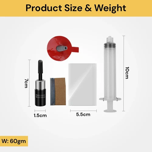 Car Windshield Resin Repair Kit Fix Auto Glass Windscreen Window Crack Chip Tool - Picture 18 of 19