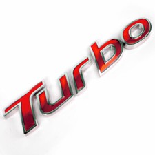 Polishedred Metal Turbo Engine Race Motor Emblem Badge For Trunk Hood Door Polishedred Metal Turbo Engine Race Motor Emblem Badge For Trunk Hood Door
