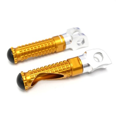 Gold Billet Front Footpegs MPRO For Honda Z125M MONKEY 18 19 20 21 22
