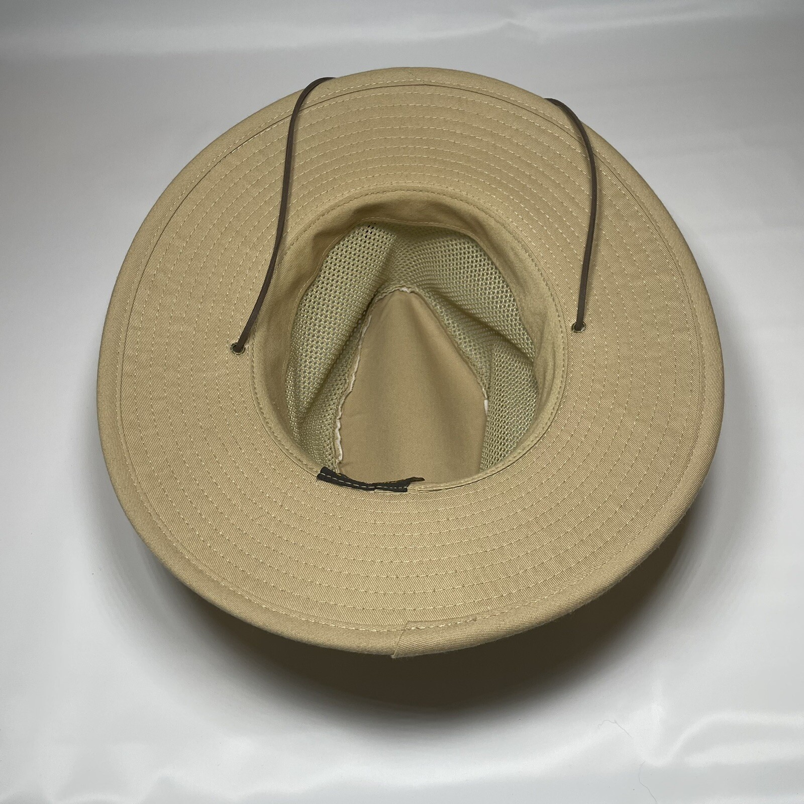 Henschel Hat Co. Aussie Breezer Cotton Hat W/Mesh Sides Adult L Large Khaki