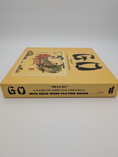 Gioco di strategia orientale GO Deluxe 1982 vintage tavola legno massello completa - Foto 9 di 11