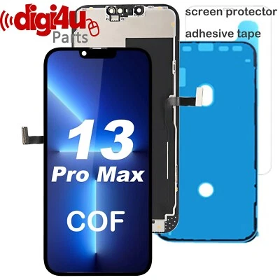 Digi4u For iPhone 13 Pro Max COF LCD Display Digitizer Screen Replacement+glue