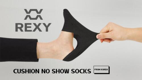 3X Rexy Cushion No Show Ankle Socks Non-Slip Aqua-X Breathable Small BLACK - Picture 2 of 12