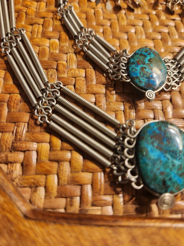 Mussio Design Necklace, Bracelet And Earrings with Stone Artwork  - Изображение 3 из 4