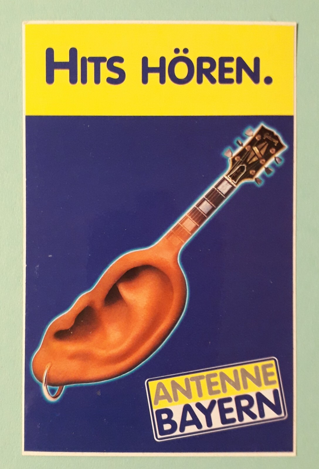 Älterer Aufkleber "Antenne Bayern" Hits hören Ohr eBay