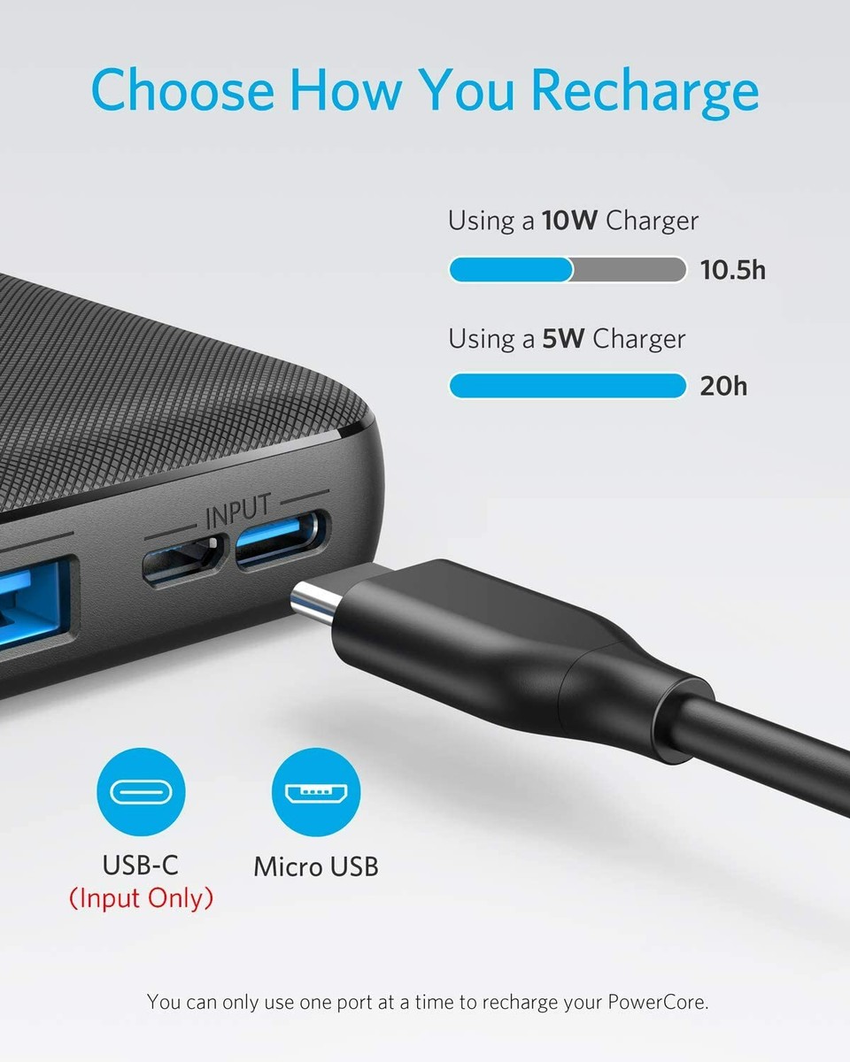 【美品】Anker Power Bank 10000mAh USB-C Amazon | Anker Power Bank (10000mAh, 22.5W) (モバイル