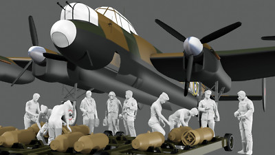 Zweiter Weltkrieg RAF Lancaster Bombenladung - 10-stelliges Set