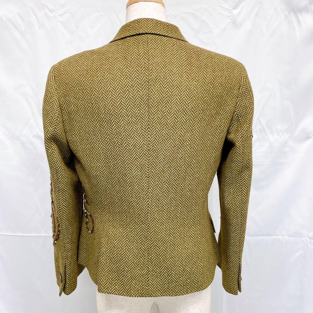 【 VINTAGE 】Brioni TAILORED JACKET WOOL Brioni Tailored Jacket Beads Size 44 Wool Made in Italy | eBay