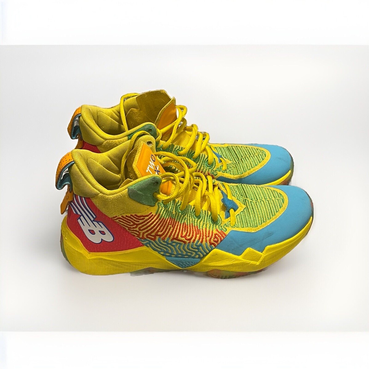 New Balance Two WXY Yellow Teal 2021 Sz 9 | eBay
