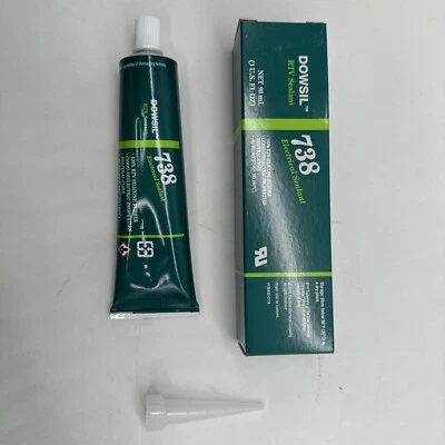 DOW CORNING DOW DOWSIL 738 ELECTRICAL SEALANT SILICONE 3OZ TUBE - Sold 1 Tube Per Order