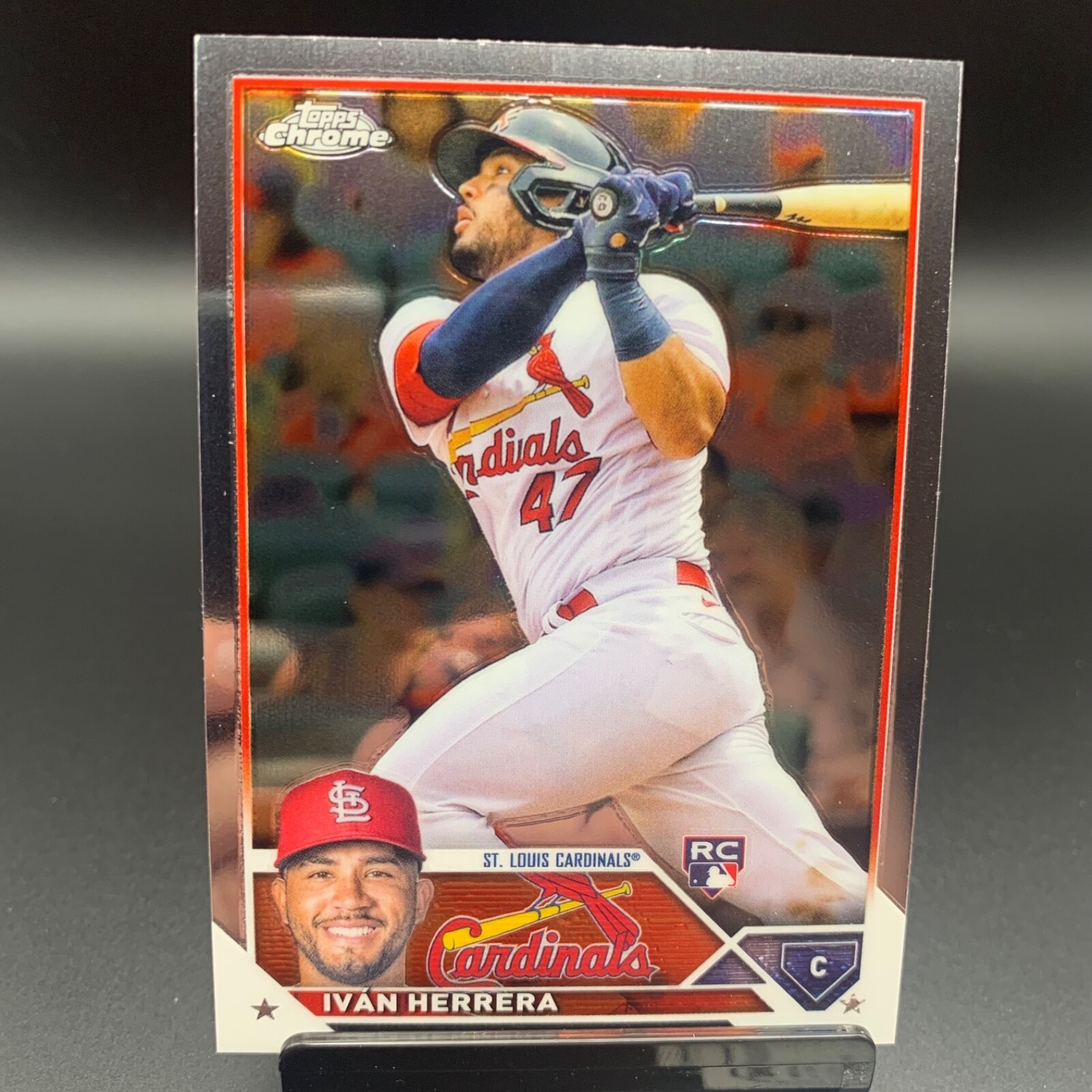 2023 Topps Chrome Baseball #177 Ivan Herrera RC St. Louis Cardinals