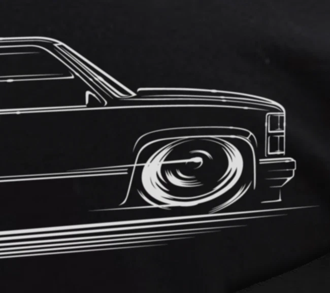 Camiseta camioneta Chevy OBS 1988-1998 GMC C1500 platón corto 89 90 91 92 93 94 95 Foto 2 de 4