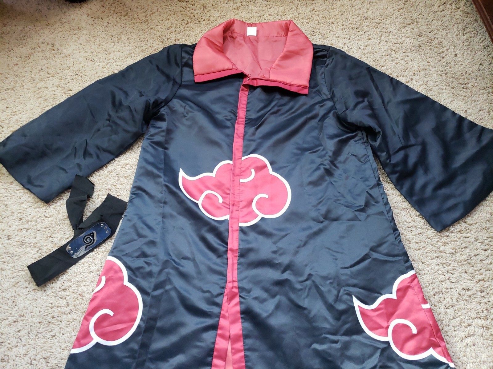 Spirit Halloween Naruto Shippuden Costume Adult Sz S/… Gem