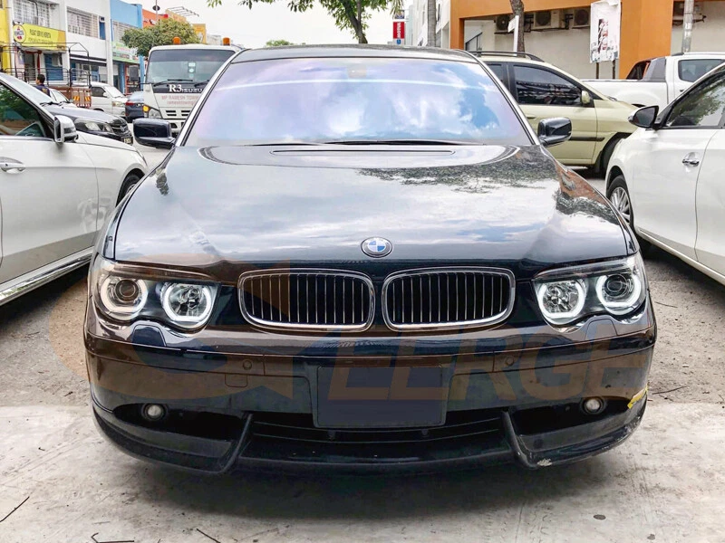 Anillos de halo ojos de ángel LED para BMW Serie 7 E66 E65 745i 750i 760i DRL DTM Foto 4 de 4