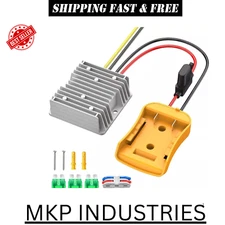 20V to 12V Step Down Converter for DeWalt 20V Power Wheels Battery Adapter DC...
