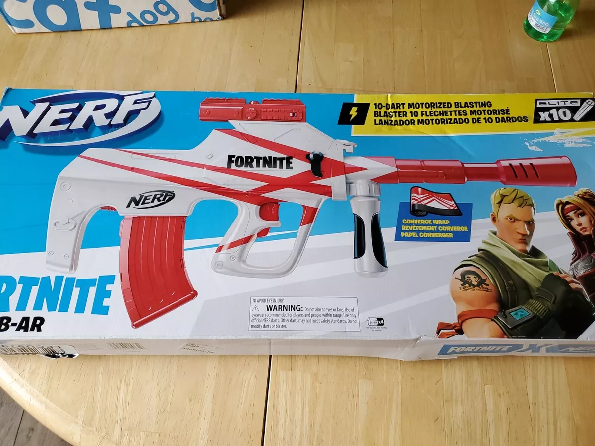 Pistolet Nerf Fortnite B-AR + 10 flèchettes