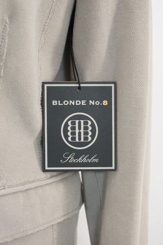Blonde No.8 Damenblazer Blazer Oletta Gr.42 XL kurz 3-Knopf beige khaki uni NEU - Bild 2 von 7