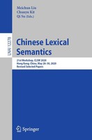 Meichun Liu (U. A.) | Chinese Lexical Semantics | Taschenbuch | Englisch (2021)
