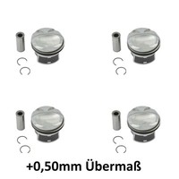 4X Kolben +0,50Mm ÜBermaß Ø72,70Mm FüR Dacia Mercedes Benz Renault 1.2 TCE 120A1