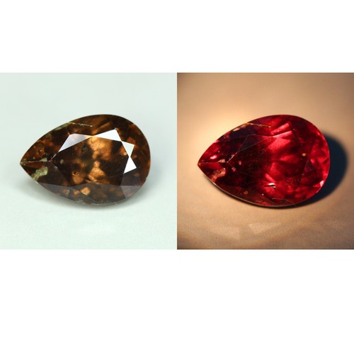 3.05 Cts_Extraordinary Change_100 % Natural Color Change Garnet_Srilanka