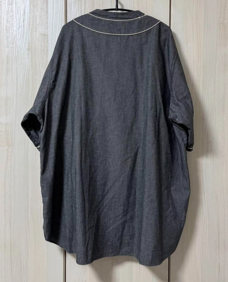 Nigel Cabourn Cotton Twill Baseball Shirt Short Sleeve Exc cond Foto 4 de 4