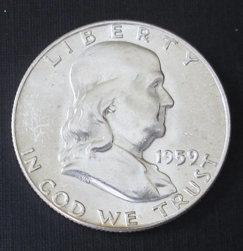 1959 Franklin Half Dollar Proof LQQK at ME !!!