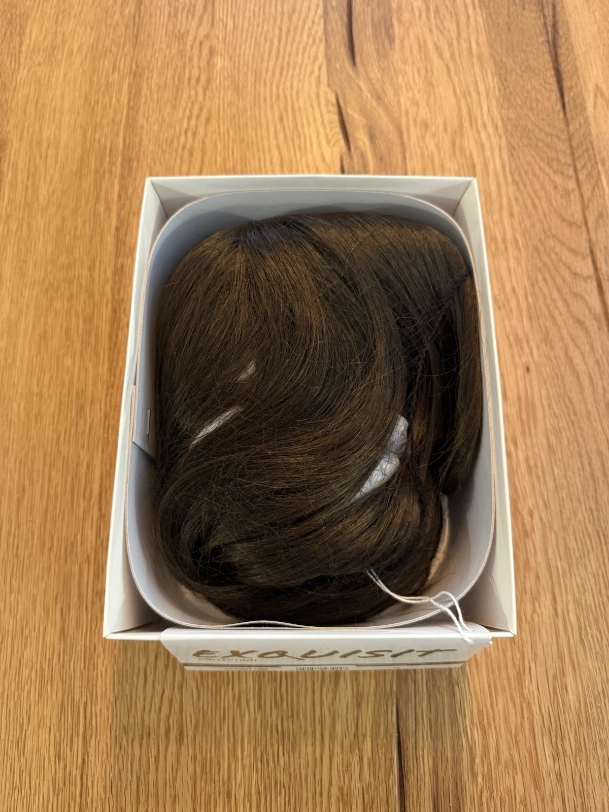 Gisela Mayer Exquisit Hair Topper Top Curly Long Natural Medium Brown L6 - New 2