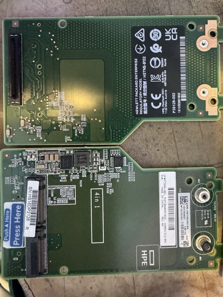 Placa adaptadora SSD HPE 873086-001 M.2 NGFF para Synergy 480 Gen10 Foto 3 de 4