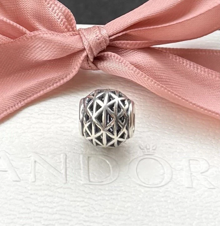 Original Pandora Oldie Kugel Charm 925 silber #790956