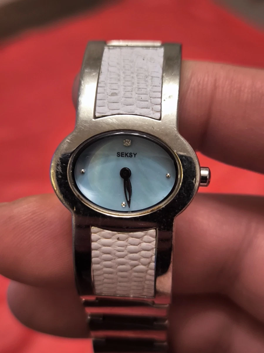 Orologio Seksy 2864 Donna – Quarzo Rettangolare Argento Con Cristalli Swarovski - 2