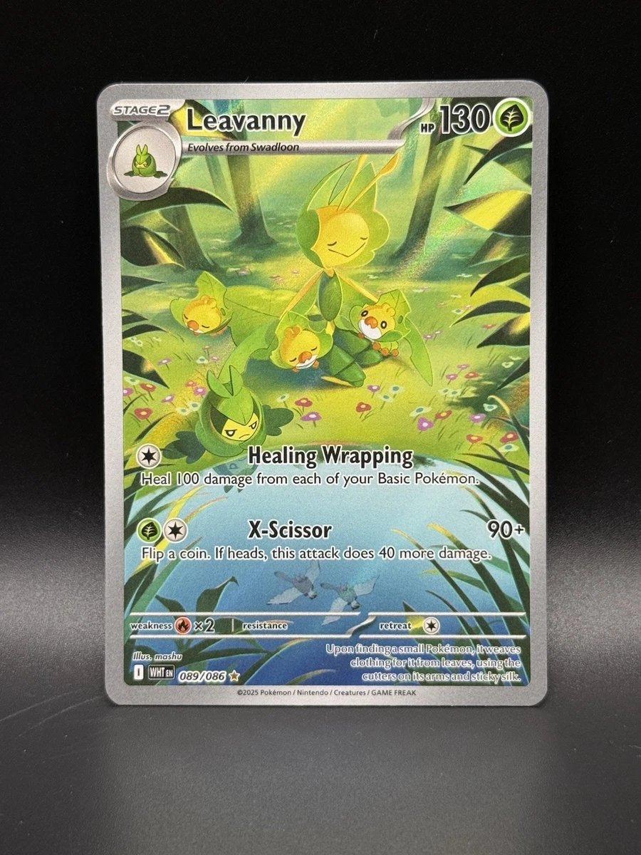 leavanny pokemon card value - (10) Scissor (30+) Flip a coin Leavanny Pokmon TCG Cards for