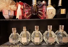LOT X10 EMPTY VIKTOR ROLF FLOWERBOMB PERFUME BOTTLES  + some boxes too 