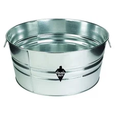 Utility Tub, 15 Gal., Silver,  3Ant2