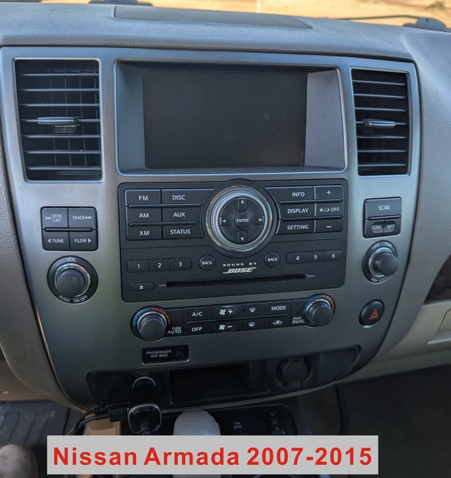 Radio GPS estéreo 12,1" para Nissan Armada Infiniti QX56 2007-2015 Android Tesla Foto 2 de 4