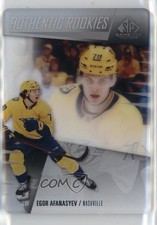 2023-24 Upper Deck SP Game Used Authentic Rookies Crystal /25 Egor Afanasyev kq9