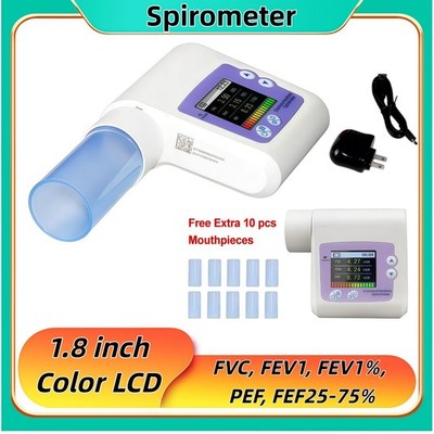 SP10 Handheld Spirometer Lung Capacity Testing Machine with Software