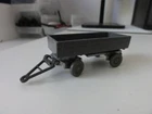 Wiking HO 400/14 2 Axle. Truck Trailer Basalt Grey/Silver, Tow Hook Glued
