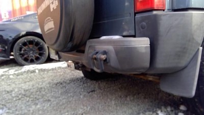 (LOCAL PICKUP ONLY) Rear Bumper Suv With Trailer Hitch Provisions Fits 06-10 HUM