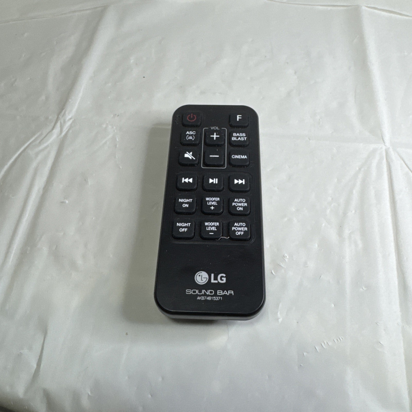 *Original* LG Soundbar Remote Akb74815371 Tested & Working