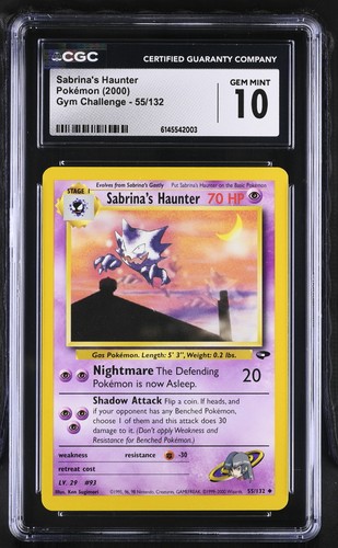 Sabrina's Haunter (Unlimited) graded CGC 10 for sale on eBay