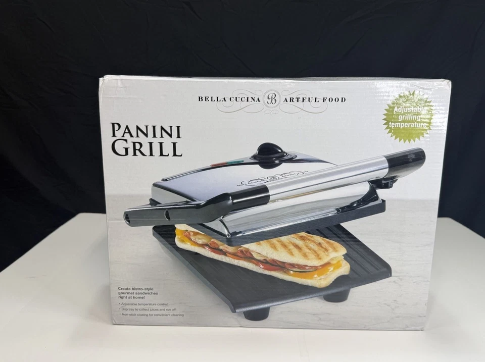 Bella Cucina Artful Food Panini Grill Artículo #13267 Foto 2 de 4