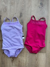 Girls Leotard Lavender or Mulberry Heart Details Perfect for Dance Class Ballet