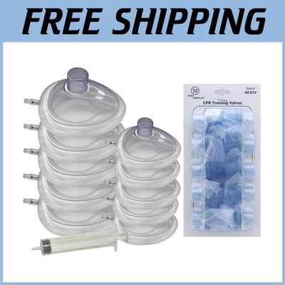CPR Training Masks Combo Pack - 5 Adult & 5 Infant